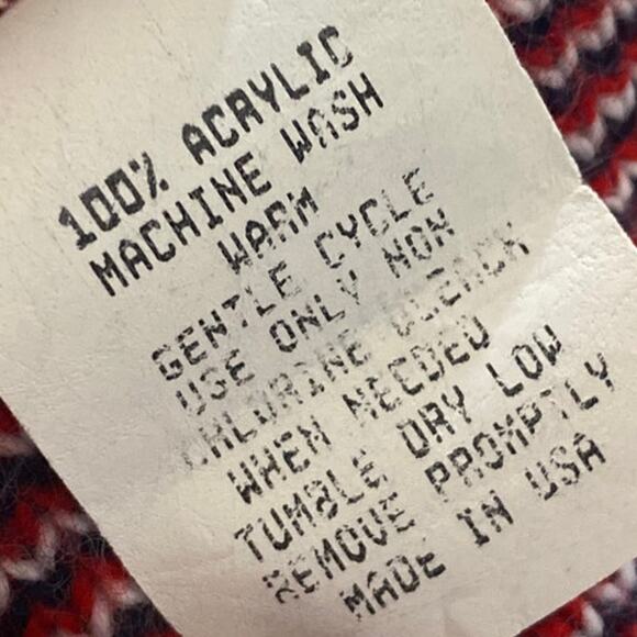 VINTAGE 9-11-01 AMERICANA SCARF KNITMAKERS UNISEX Y2K USA - Picture 6 of 6